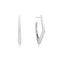 Silver Geometric Hoop Earrings